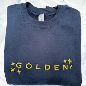 BTS Jungkook Golden Sweatshirt