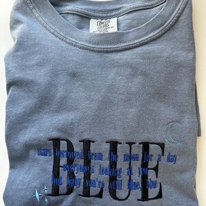 Chemise à manches longues bleue BTS V/Taehyung