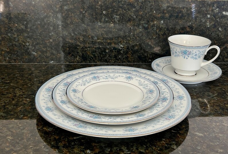 Fine China Noritake Blue Hill - Etsy