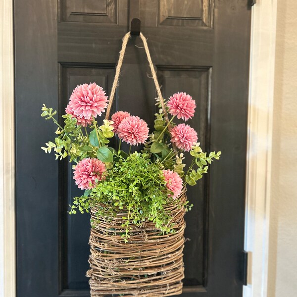 Hanging Door Basket Etsy
