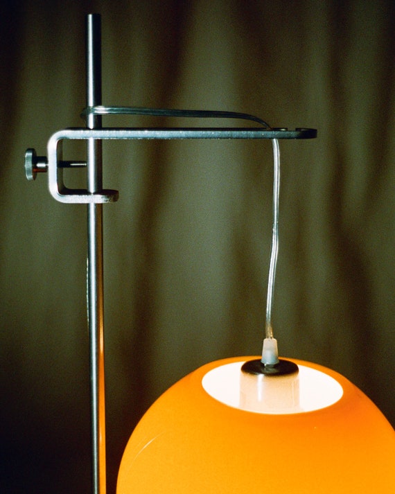 Space Age Glass Orb Floor Lamp - Etsy