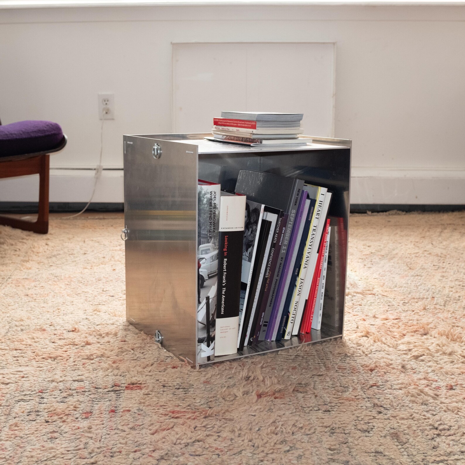 Picture of Industrial Metal Side Table - Etsy