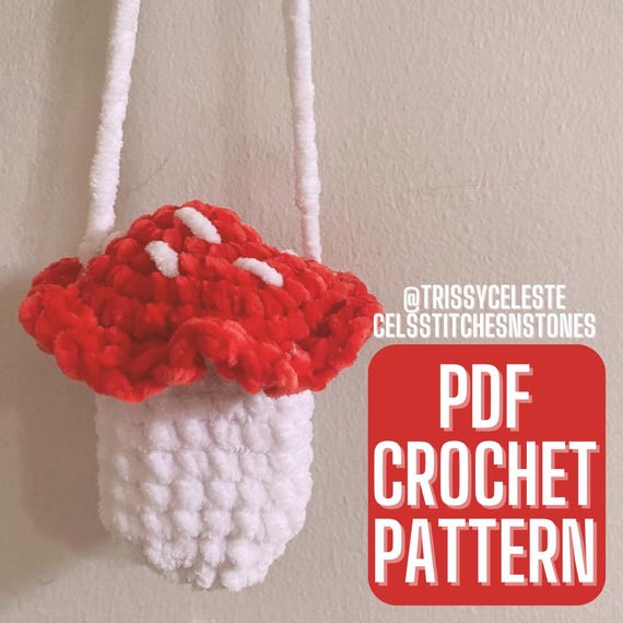 Mushroom Vape Holder Crochet Pattern  Cottagecore Lanyard Cozy  Digital  PDF Pattern - Etsy