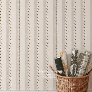 Wallpaper Rolls Mockup, Boho Interior Wall Art (PSD)