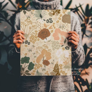PATTERN paper sheet mockup, fabric mockup psd, textile mockup easy to use - photoshop mockup - Seamless pattern mockup, photoshop mockup
