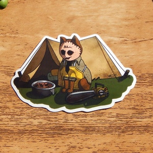 Bubba - Leatherface from the horror film Texas Chainsaw Massacre - Dead by Daylight sticker