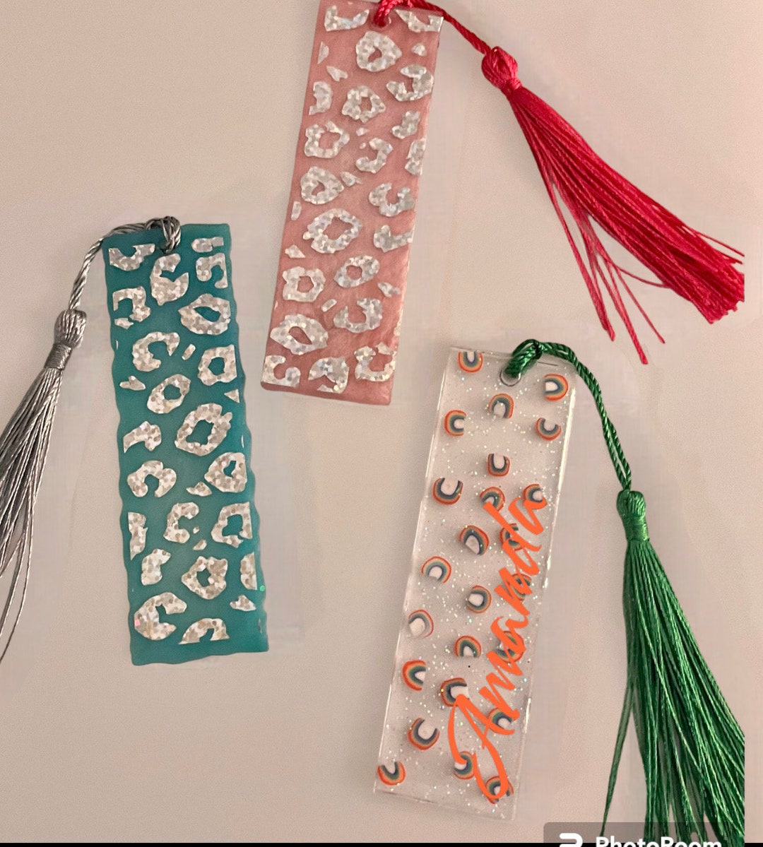 Personalized Bookmark With Name/pressed Flower Book Mark/book