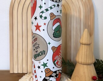 Christmas Character Tumbler, Christmas Tumbler, Sublimation Tumbler