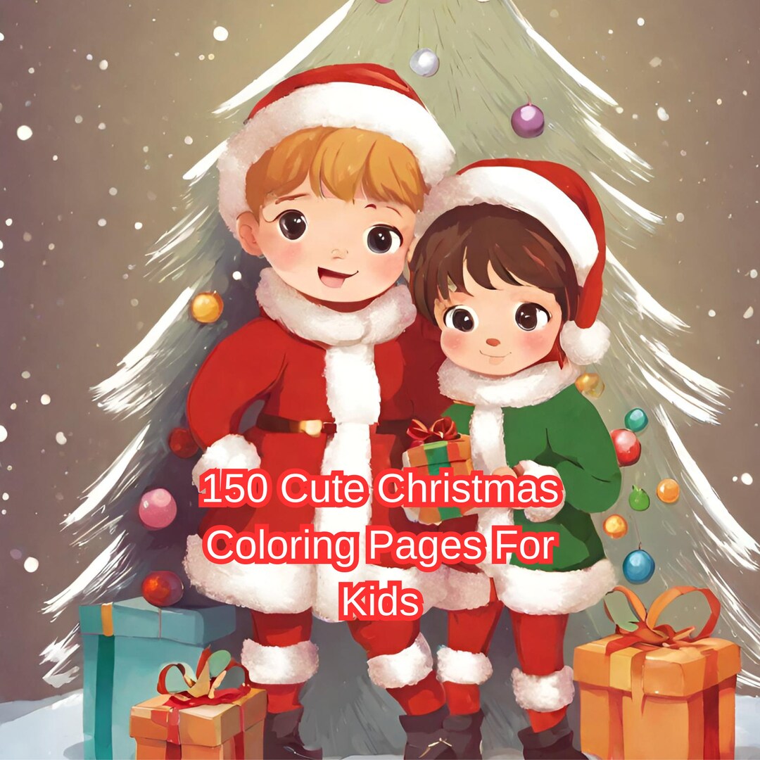 150-cute-christmas-coloring-pages-for-kids-etsy