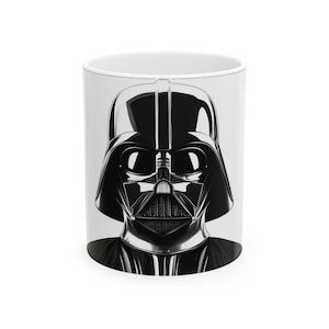 Star Wars Ceramic Mug, Galactic Theme Coffee Cup, Star Wars Fan Gift, 11oz 15oz Mug, Geektastic Coffee Mug - Darth Vader