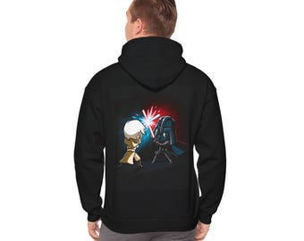 Star Wars Heavy Blend Hoodie - Premium Comfort for True Fans - Lightsaber Battle