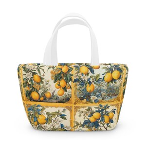 Bolsa de almuerzo de neopreno suave al tacto: bolsa aislante, elegante y reutilizable para el trabajo o la escuela, liviana, duradera y espaciosa.