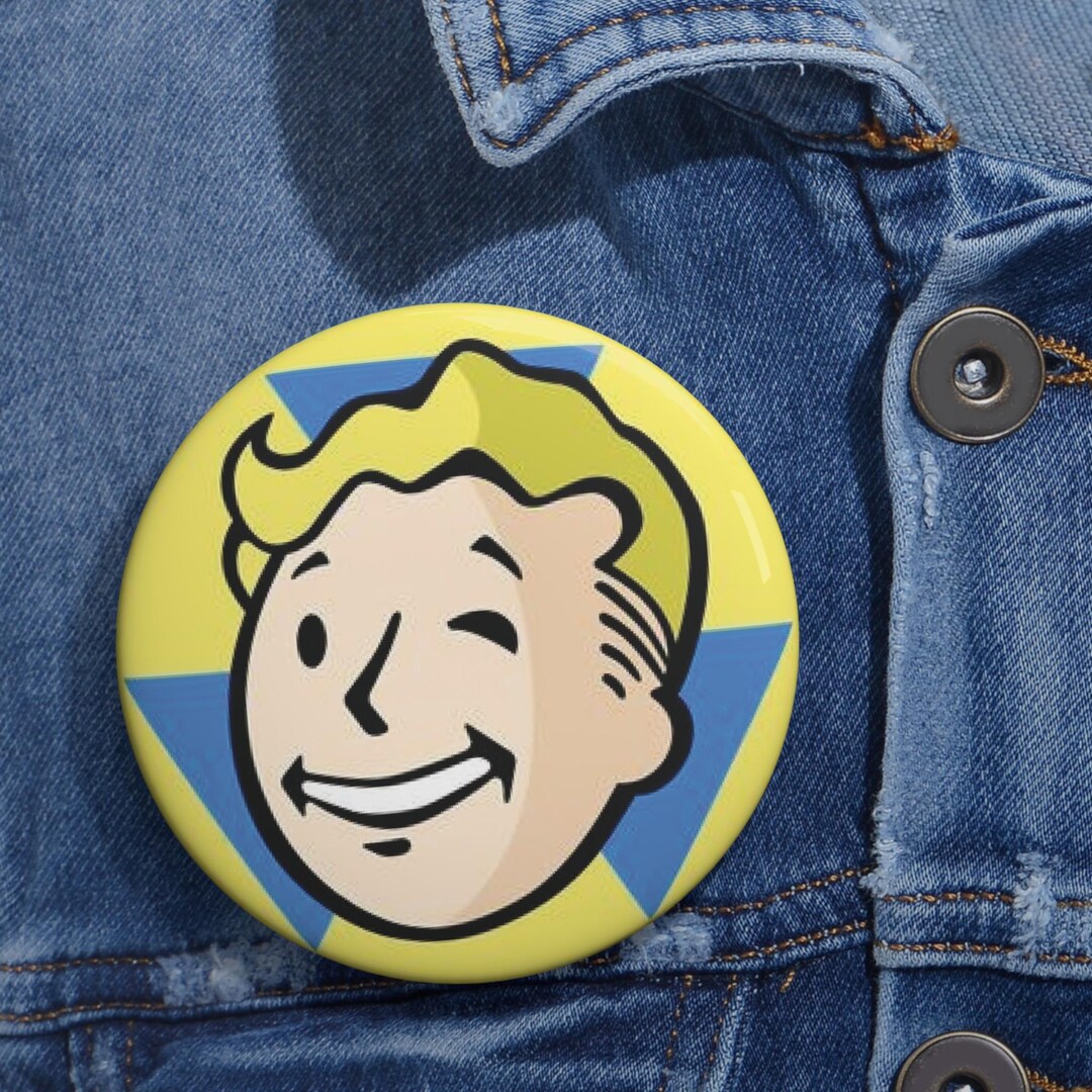 Fallout Uibuttons Fallout Custom Pin Buttons - Durable Wasteland Accessories - Etsy