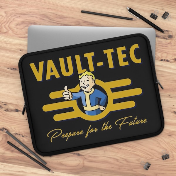 Vault-Tec Neoprene Laptop Sleeve - Wasteland Ready Protection - 13", 15", 17" sizes