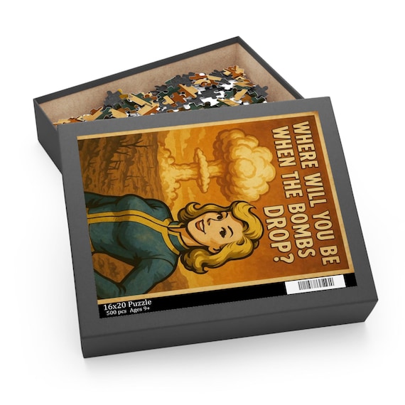 Fallout ジグソーパズル 550ピース Vault-Tec Puzzle (fallout Theme, Vault Tec, 120, 252, 500-piece), Jigsaw