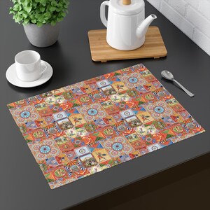 Elegant European Dinner Table Placemat - Luxurious Cotton Table Mats for Timeless Dining Décor