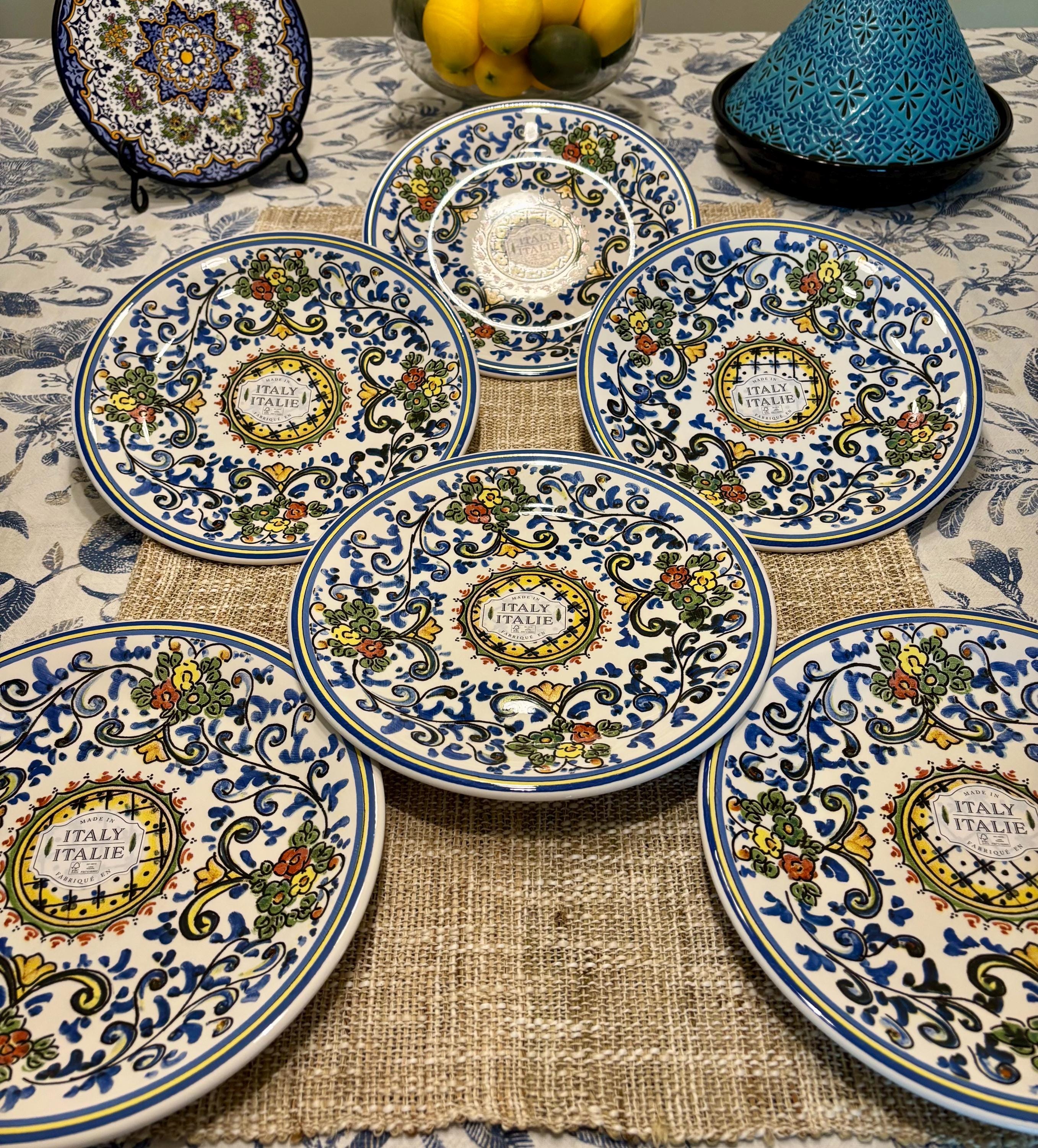 Vintage Italian Dinner Set - Etsy