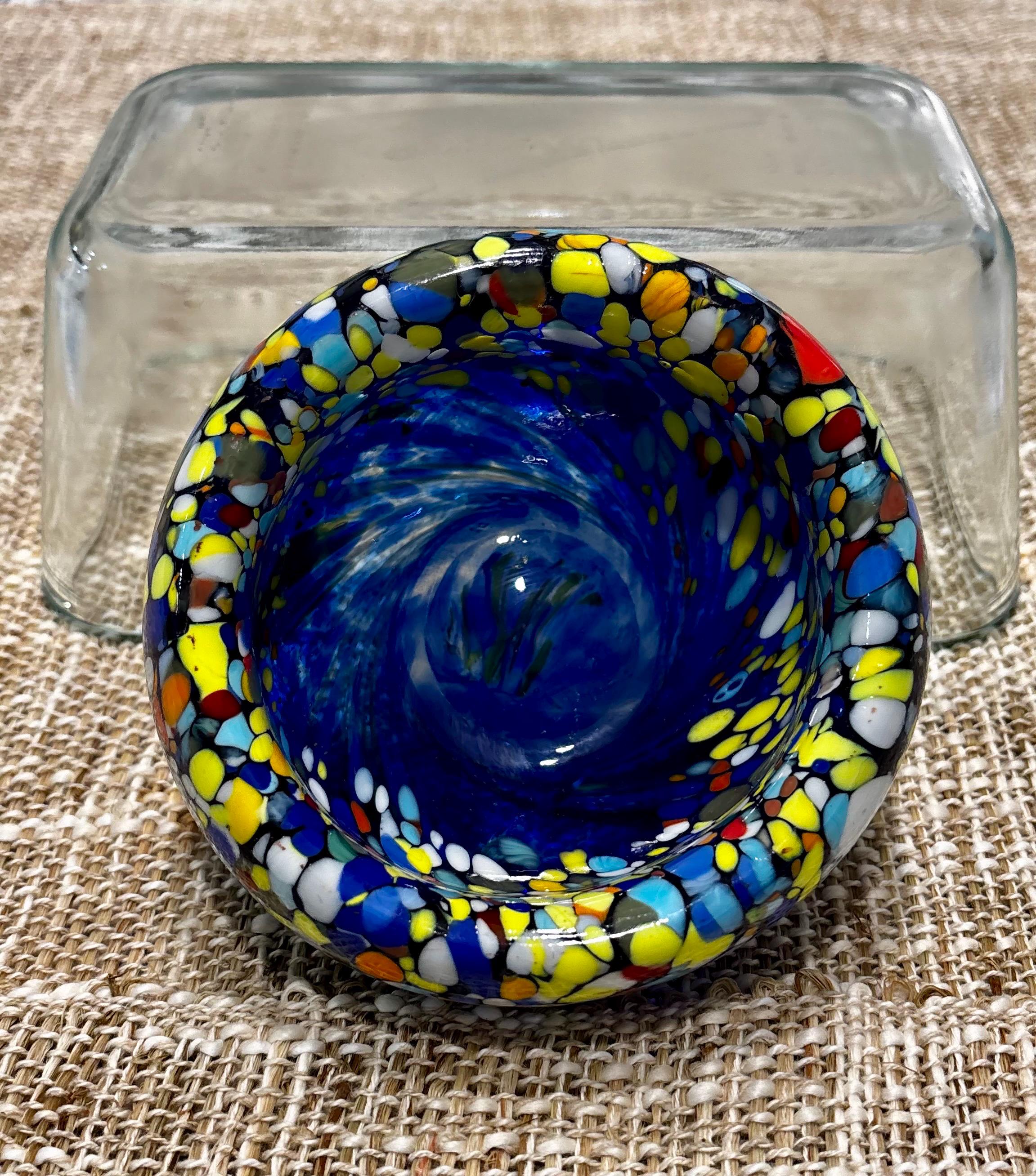 Nuova Cristalleria Arzanese Murano-style Candy or Keys Bowl