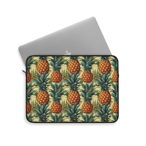 Vintage Ananas Laptop Tasche: Polyester Schutz im Europäischen Stil