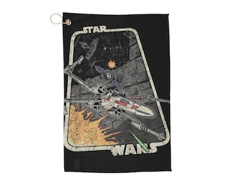 Star Wars Golf Towel, Jedi Golf Towel, Dark Side Golf Towel, Galactic Golf Towel, Rebel Alliance Golf Towel - Battle of Death Star