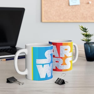Star Wars Ceramic Mug, Galactic Theme Coffee Cup, Star Wars Fan Gift, 11oz 15oz Mug, Geektastic Coffee Mug -  Star Wars Logo