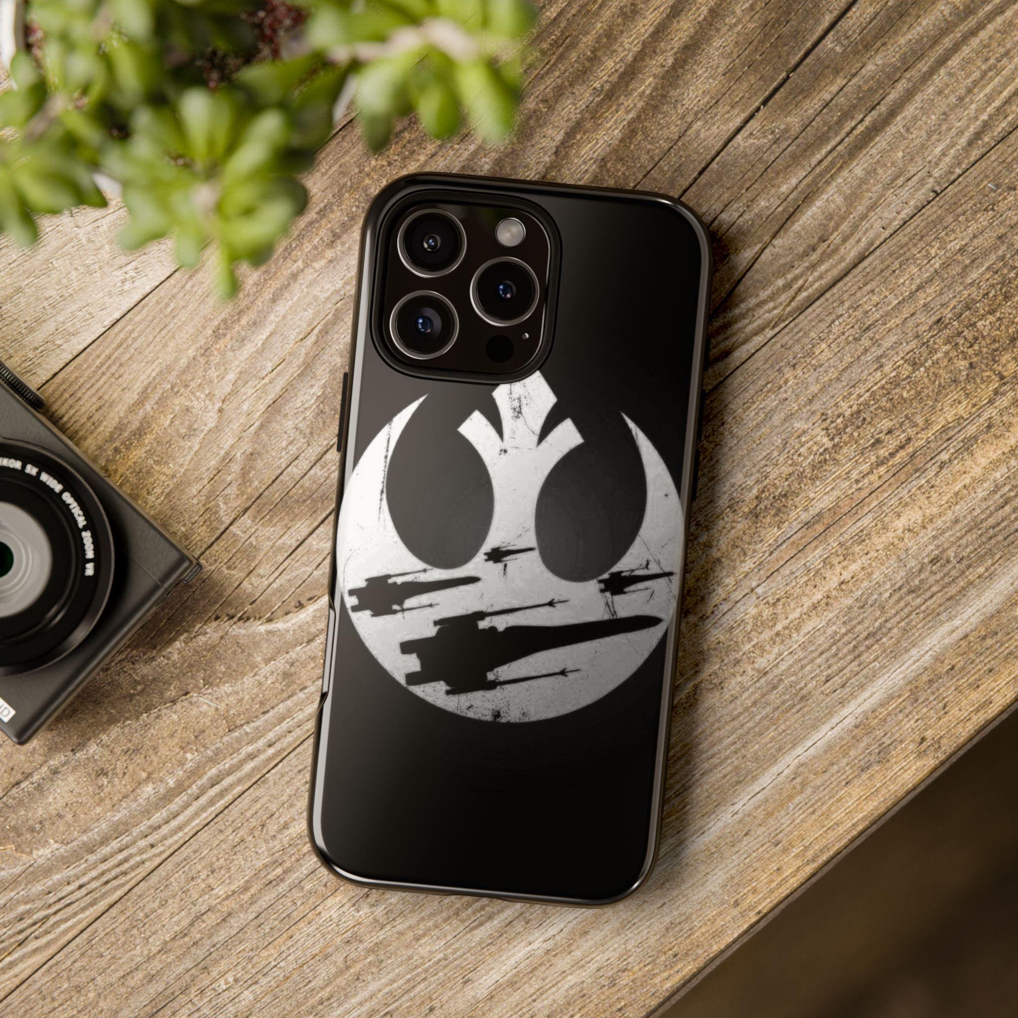 Custodia IPhone 11 Pro Max Star Wars – Design Rebel Rainbow Sparkle Drip, Protezione Robusta - 2