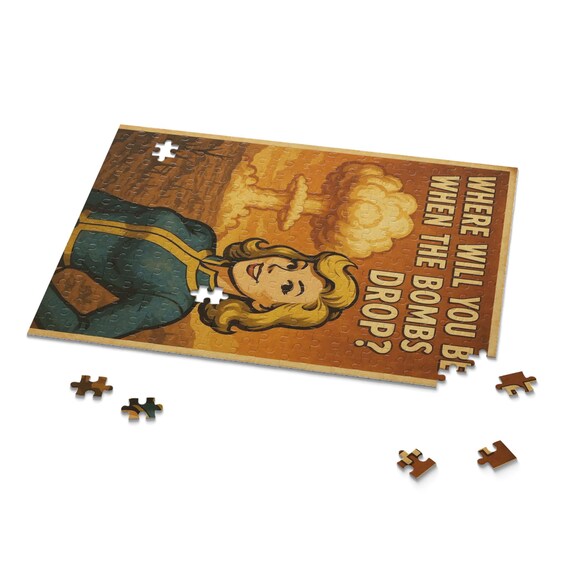 Puzzle (fallout Theme, Vault Tec, 120, 252, 500-piece), Jigsaw