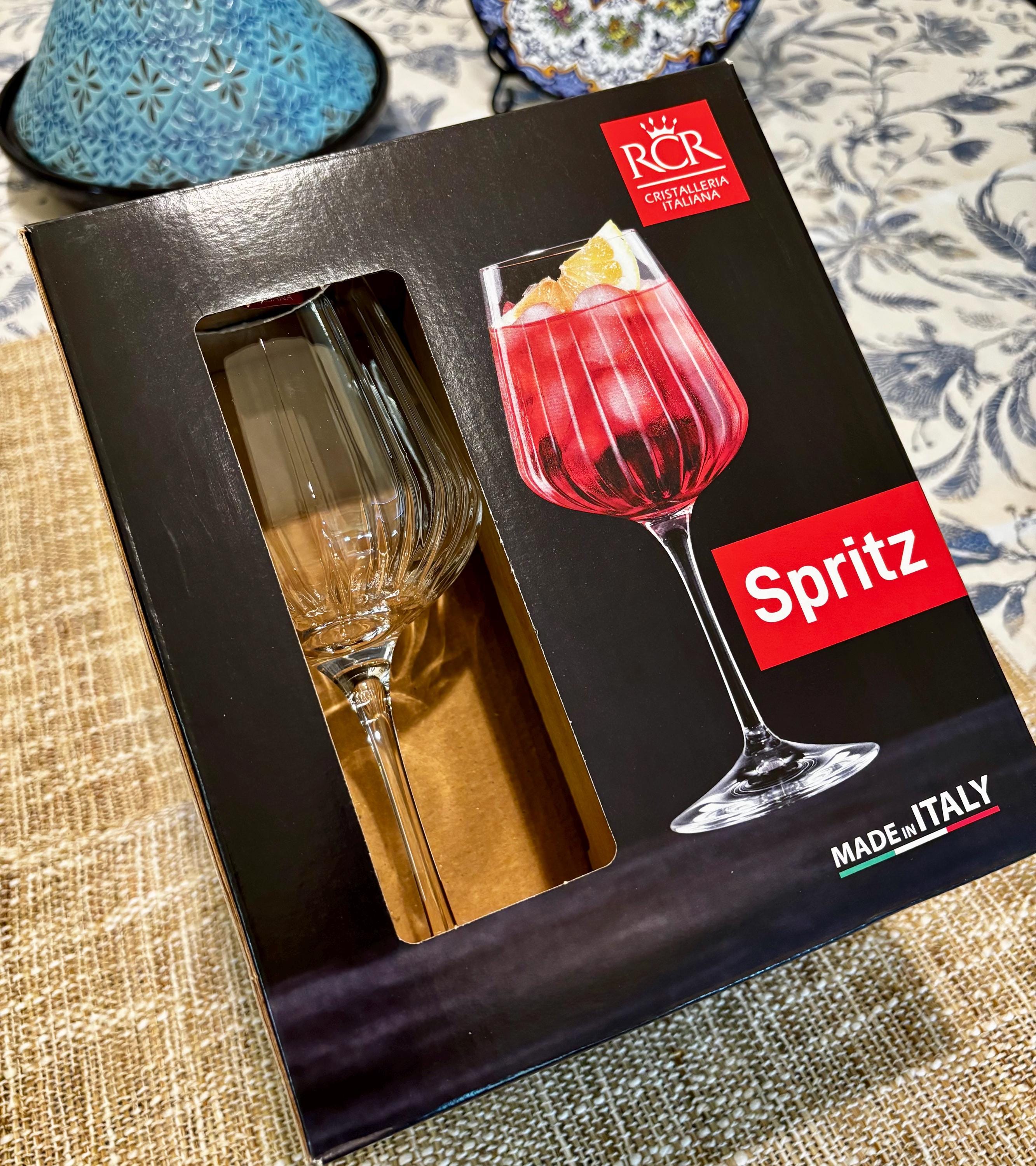 RCR Cristalleria Italiana Spritz Glass Set: Amalfi Coast