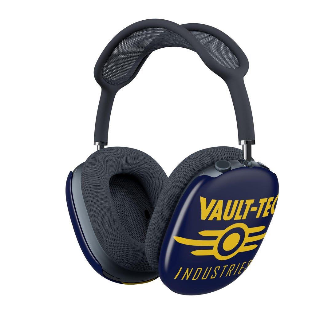 Airpod Max Shell Vault-tec Industries AirPod Max Shell Case | Fallout Logo Ear Cup ...