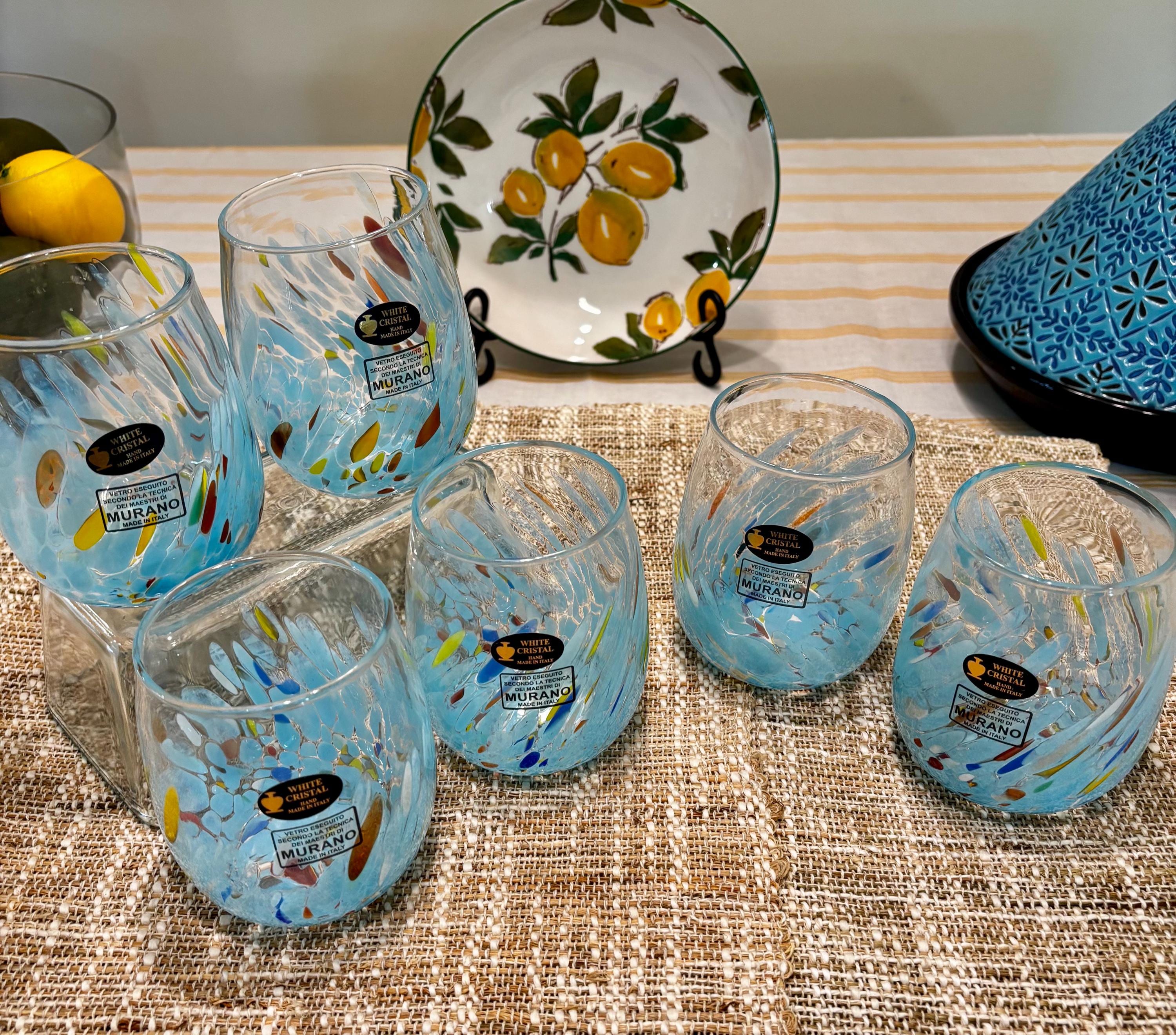 Murano wine glasses - Etsy 日本