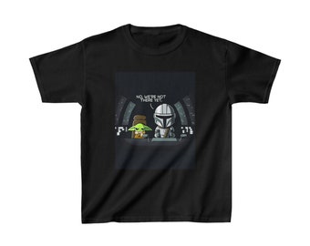 Star Wars Kids Cotton T-Shirts - Mando & Grogu