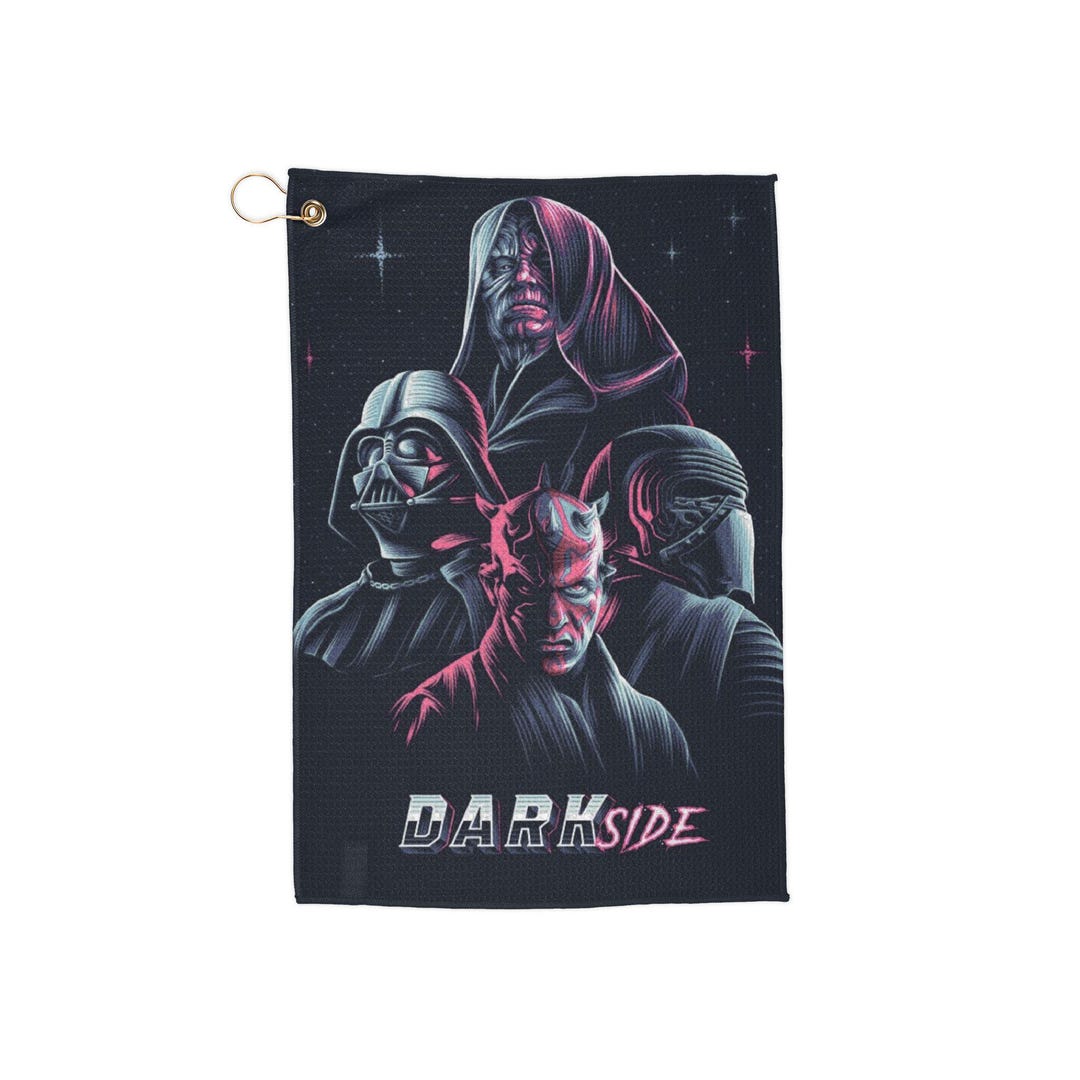Dark Side Star Wars Golf Towel: Absorbent Microfiber, Fan Gift - Etsy