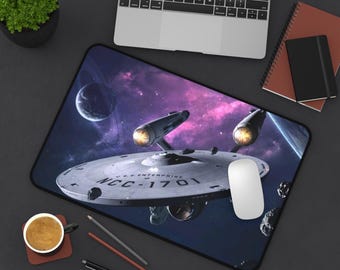 Star Trek Desk Mat: USS Enterprise Neoprene Mousepad