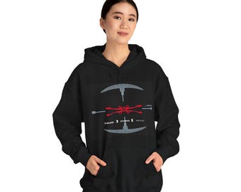 Star Wars Heavy Blend Hoodie - Premium Comfort for True Fans - Tie Fighter Targeting