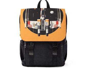 Star Wars X-Wing Fighter Backpack: Oxford Canvas Travel Bag