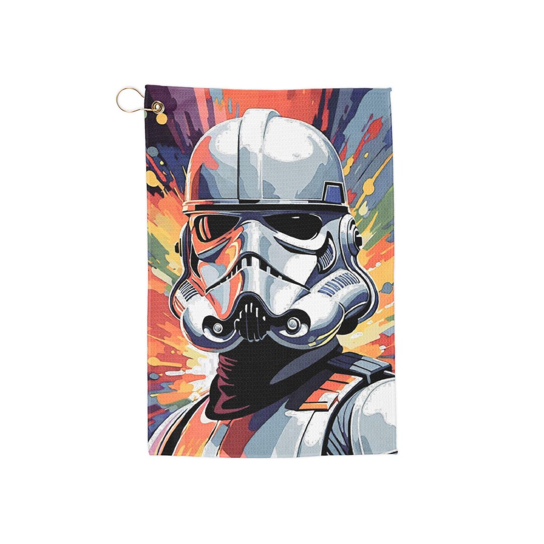 Star Wars Stormtrooper Golf Towel: Absorbent Microfiber, Galactic ...
