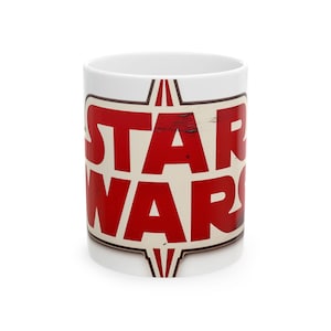Star Wars Ceramic Mug, Galactic Theme Coffee Cup, Star Wars Fan Gift, 11oz 15oz Mug, Geektastic Coffee Mug - Star Wars Logo