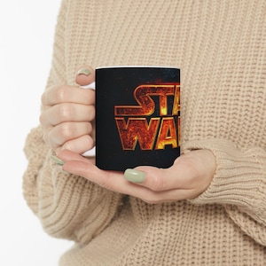 Star Wars Ceramic Mug, Galactic Theme Coffee Cup, Star Wars Fan Gift, 11oz 15oz Mug, Geektastic Coffee Mug - Star Wars Logo