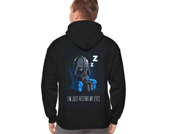 Star Wars Heavy Blend Hoodie - Premium Comfort for True Fans - Darth Vader Resting Eyes