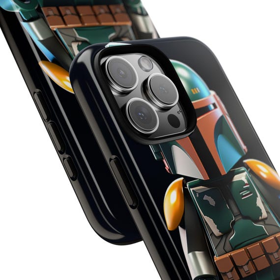 Custodia IPhone 11 Pro Star Wars Boba Fett - Retro Rainbow, Cover Protettiva