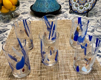 SET Nuova Cristalleria Arzanese Murano-style Wine Glass Set