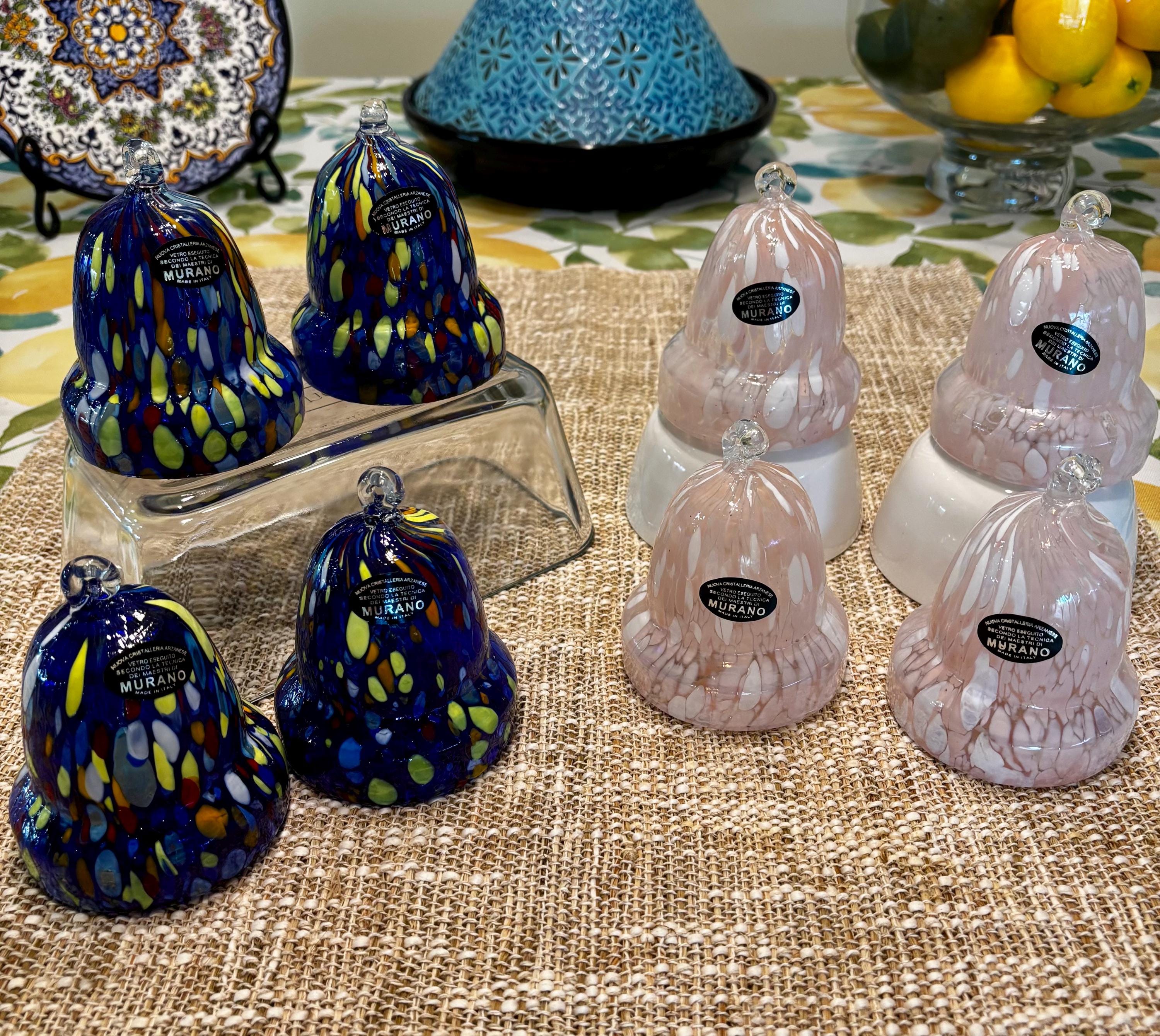 Nuova Cristalleria Arzanese Murano-style Christmas Ornaments