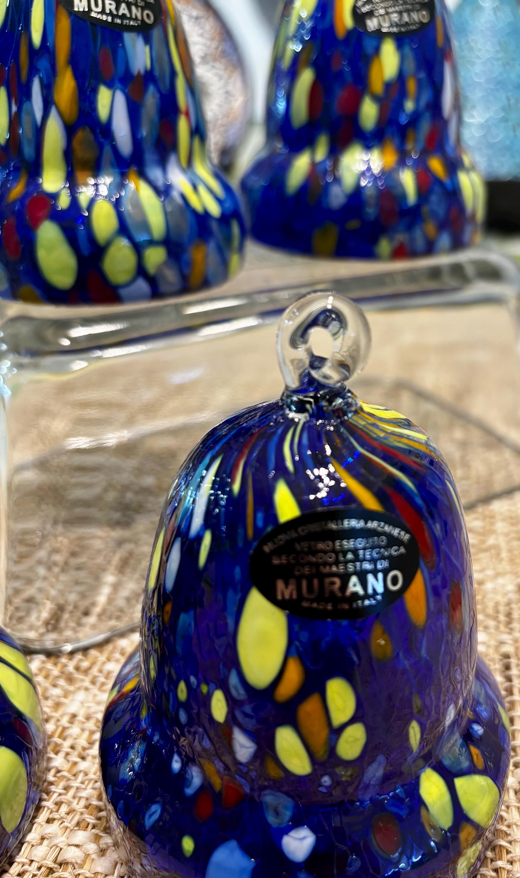 Nuova Cristalleria Arzanese Murano-style Christmas Ornaments