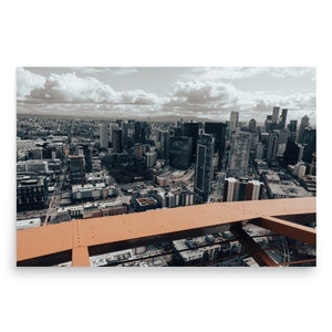 Seattle view from Space Needle Poster