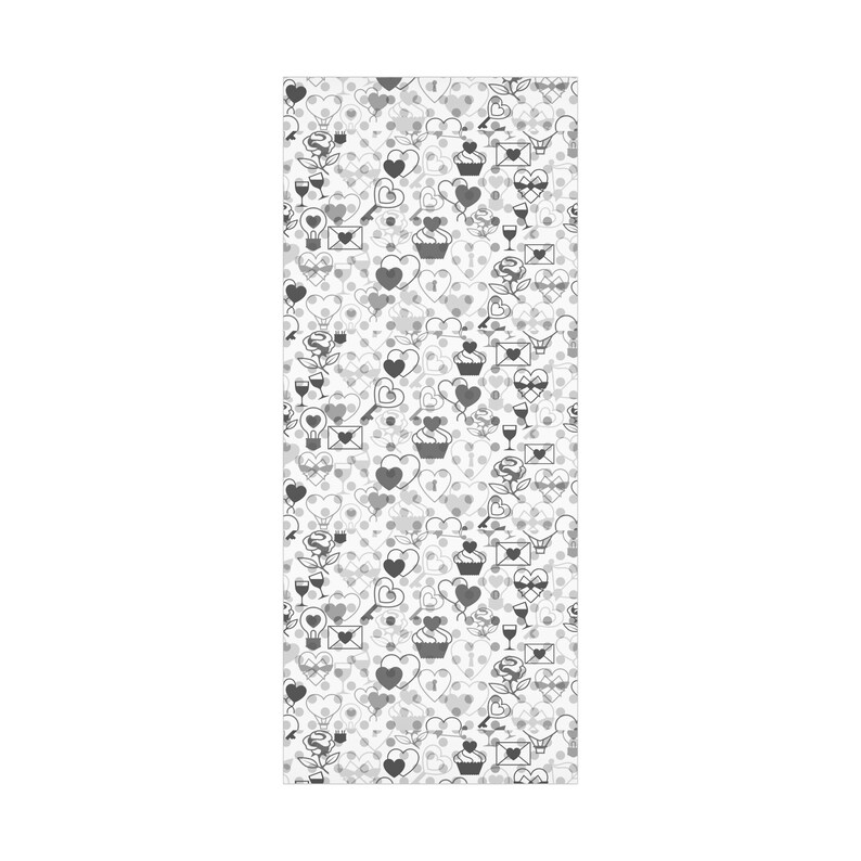 Wedding Anniversary Gift Wrap Paper, Love Design Gift Wrap, Mother's