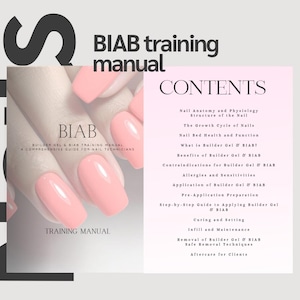Manuel de formation Builder Gel & BIAB - Un guide complet pour les prothésistes ongulaires
