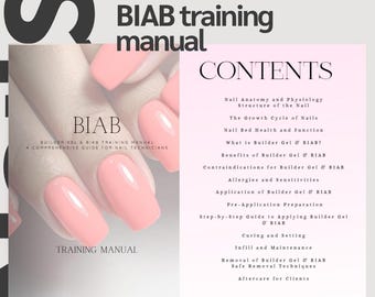 Builder Gel & BIAB Training Manual – A Comprehensive Guide for Nail Technicians