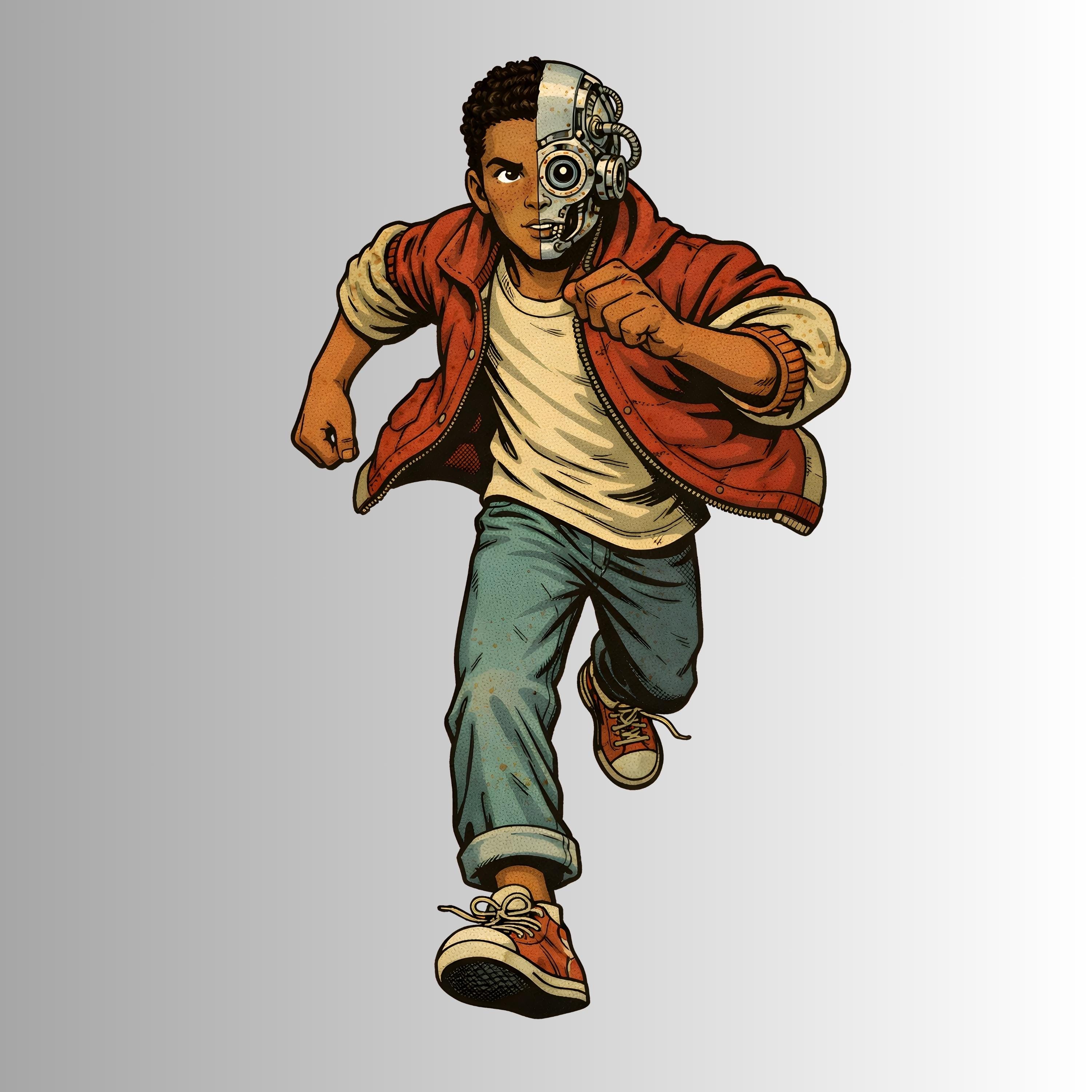 Bionic People Clipart Bundle – 50 Dystopian Characters PNG | Post ...