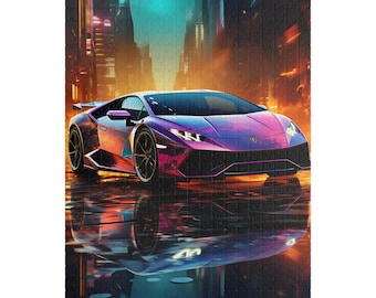 Italian Hypercar Puzzle, Puzzle Fun for Adults and Kids, Motorsport Puzzle, Puzzle Gift, 4 Sizes available (110, 252, 520, 1014-pieces)