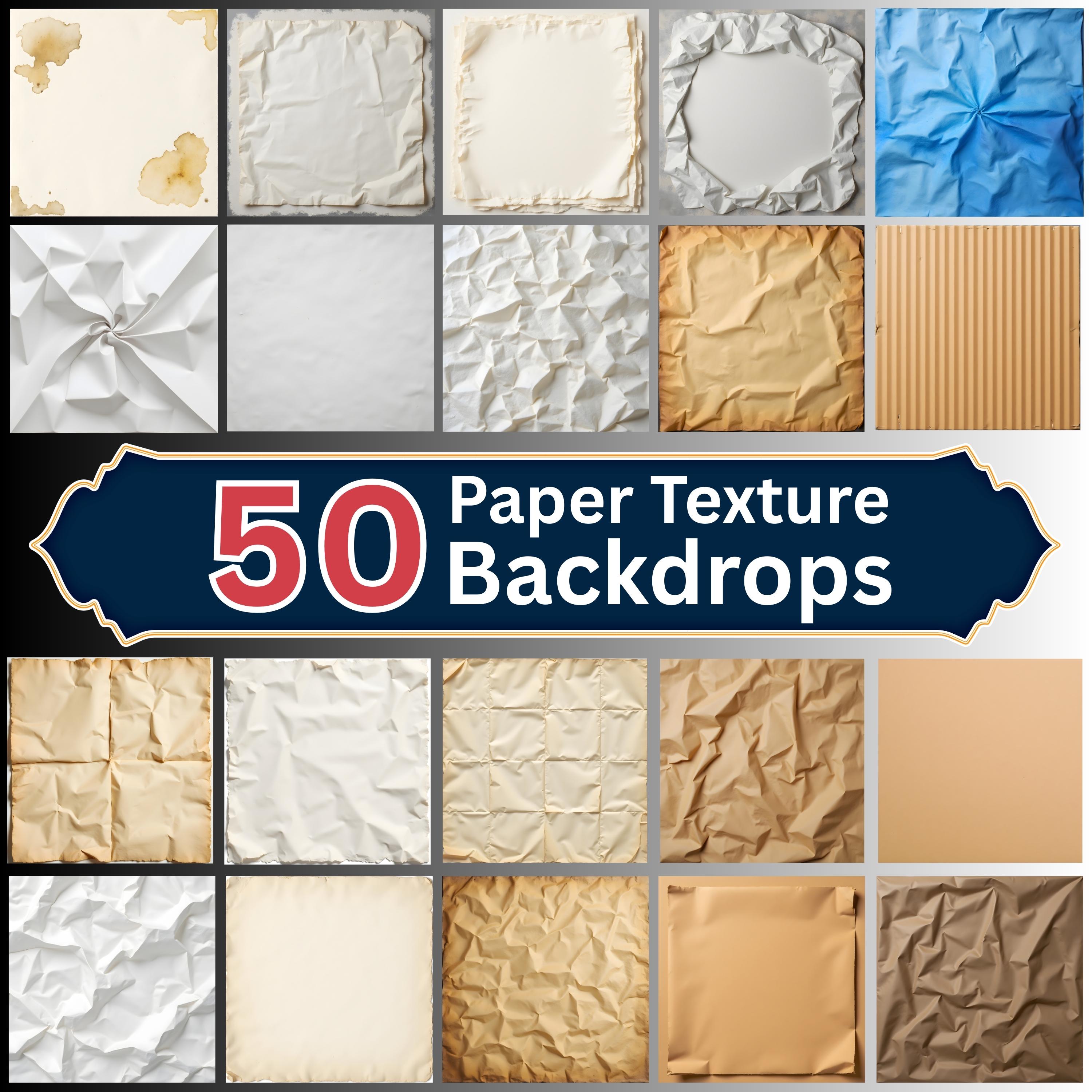 50 Paper Texture Backgrounds – High-resolution Digital Backdrops | PNG ...